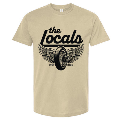 The Locals Winged Wheel Unisex Motorcycle Club T-Shirt