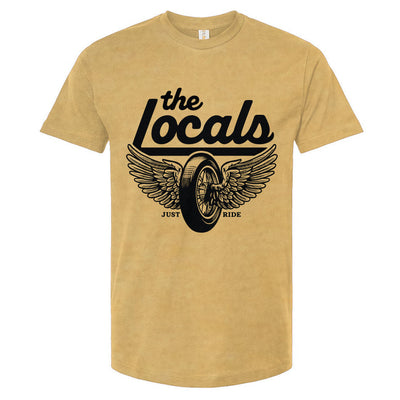 The Locals Winged Wheel Unisex Motorcycle Club T-Shirt