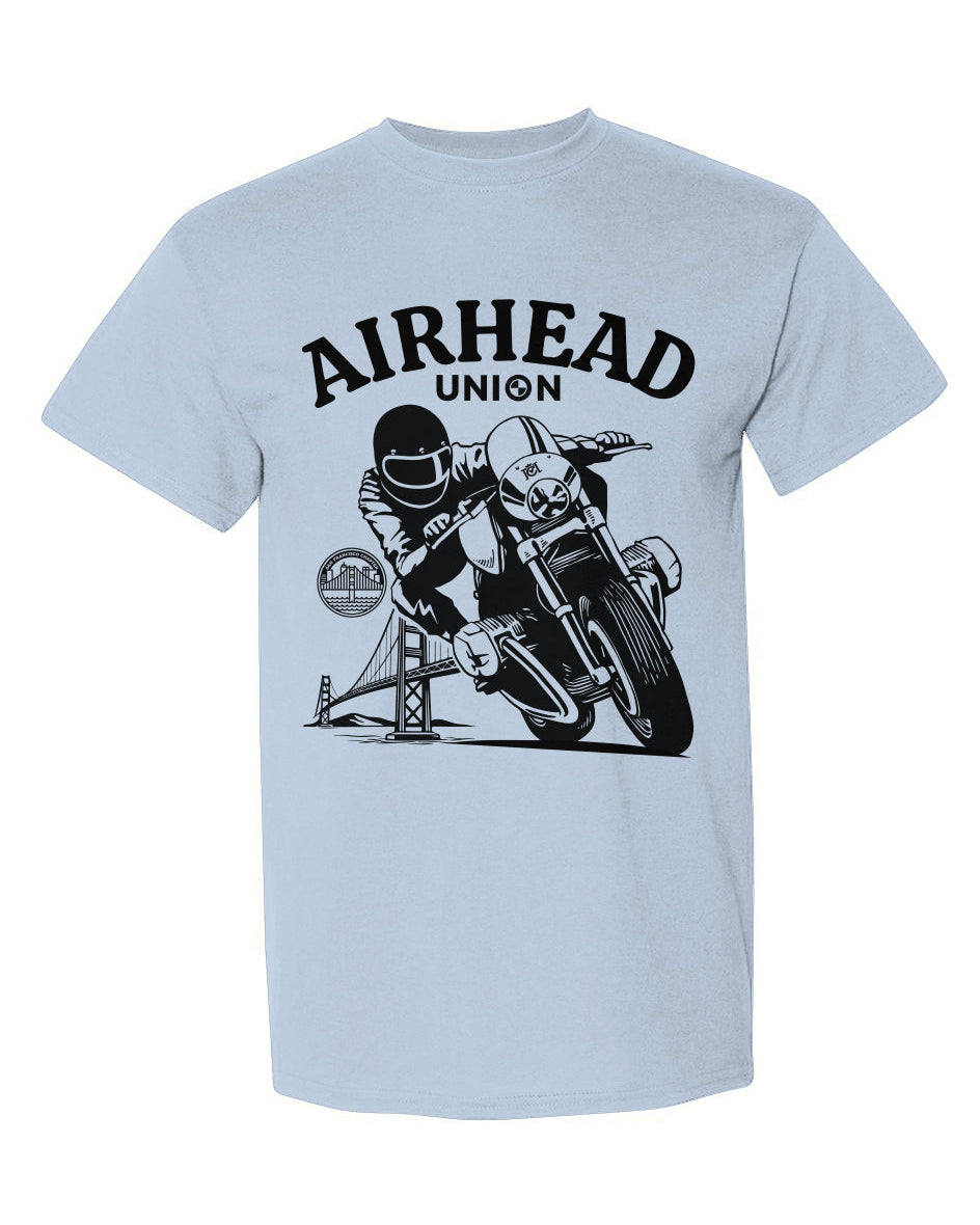 Airhead Union SF Motorcycle T-shirt by Crown Moto