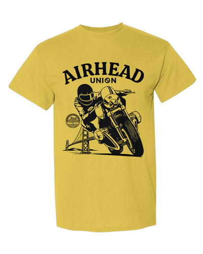 Airhead Union SF Motorcycle T-shirt by Crown Moto
