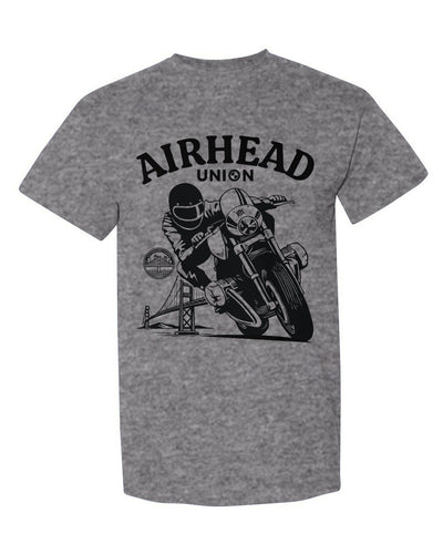 Airhead Union SF Motorcycle T-shirt by Crown Moto