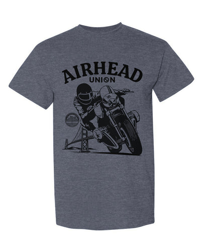 Airhead Union SF Motorcycle T-shirt by Crown Moto