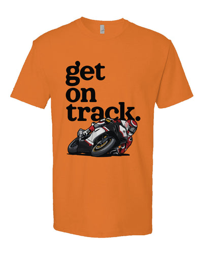Get on Track Unisex T-Shirt (black)
