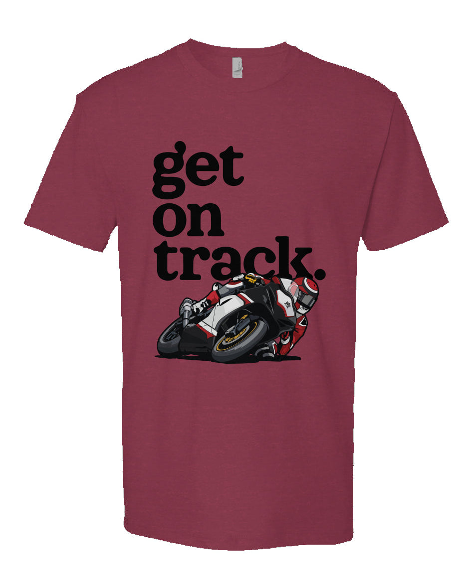 Get on Track Unisex T-Shirt (black)