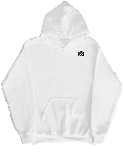 Checkered Flag Embroidered Crown Moto Logo Hoodie