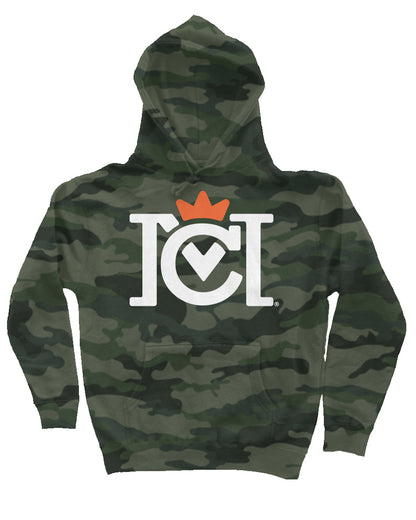 Crown Moto Logo Camo Heavyweight Hoodie