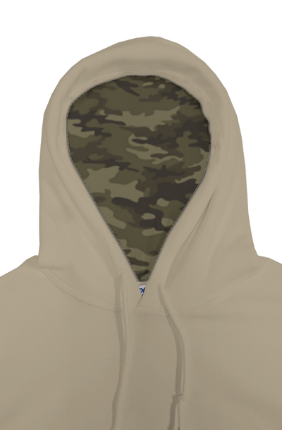 Go ride a motorcycle Camo Lined Hoodie