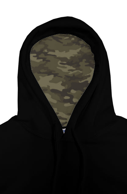 Go ride a motorcycle Camo Lined Hoodie
