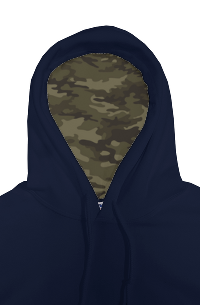 Go ride a motorcycle Camo Lined Hoodie