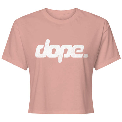 Pink DOPE. Women's Cropped T-Shirt