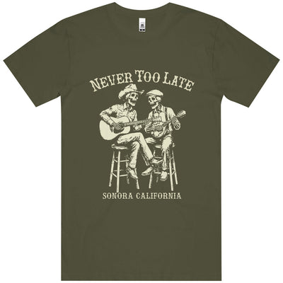 Never Too Late Band T-Shirt