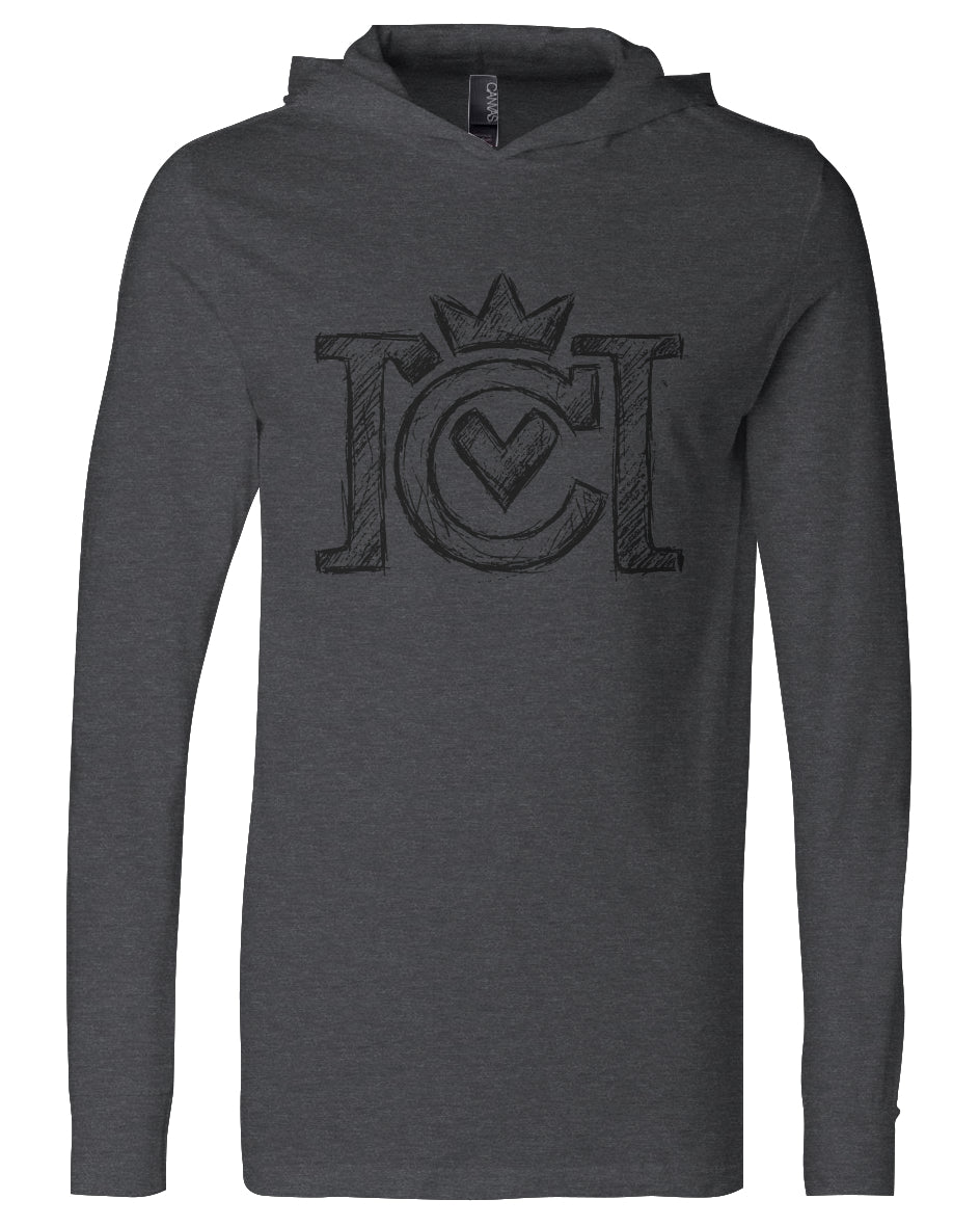 Sketch Logo Long Sleeve Jersey Hoodie