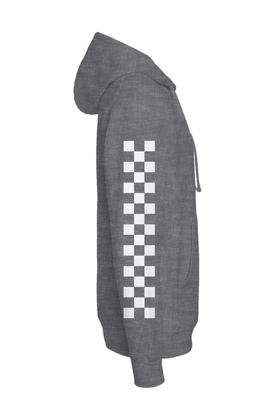 Motorcycle People NY Checkered Sleeve Hoodie