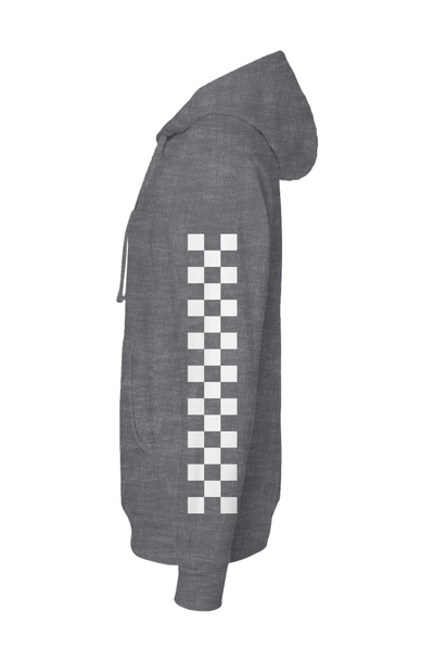 Motorcycle People LA Checkered Sleeve Hoodie
