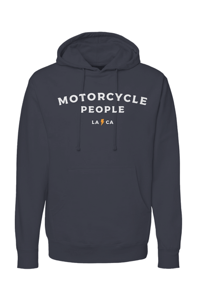 Motorcycle People LA Checkered Sleeve Hoodie