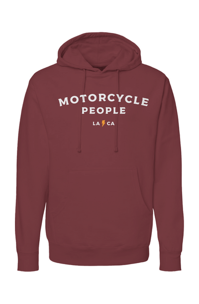 Motorcycle People LA Checkered Sleeve Hoodie