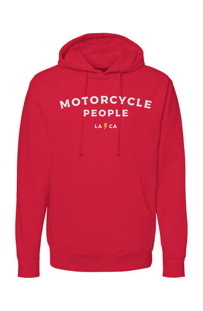 Motorcycle People LA Checkered Sleeve Hoodie