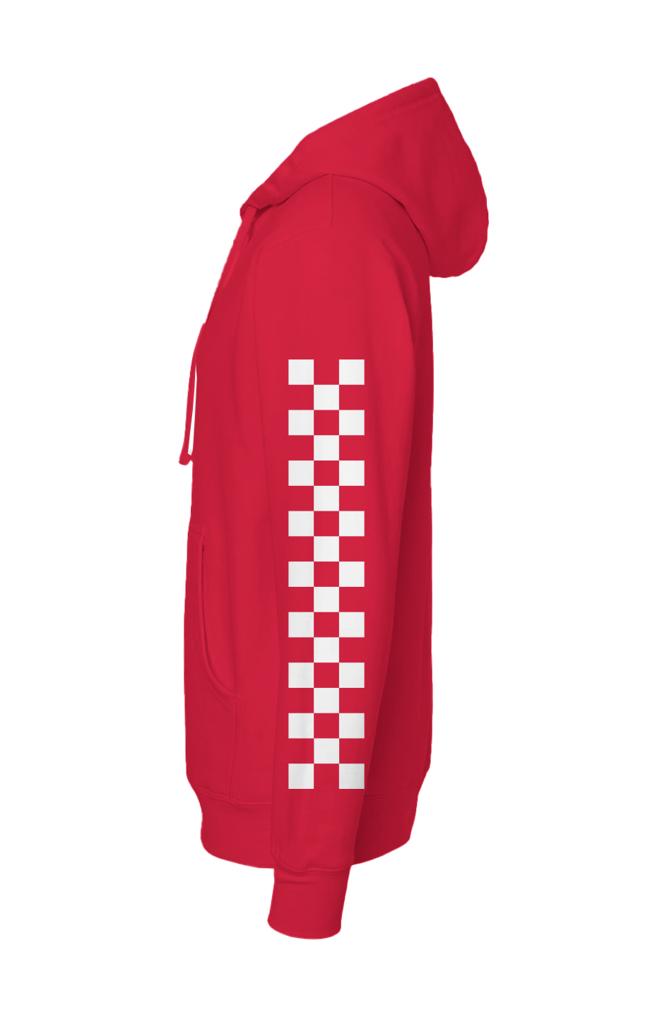 Motorcycle People LA Checkered Sleeve Hoodie