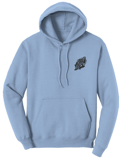 Light Blue Sunday Ride SF Fleece Hoodie