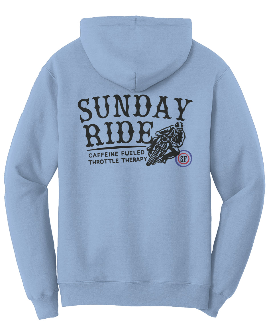 Light Blue Sunday Ride SF Fleece Hoodie