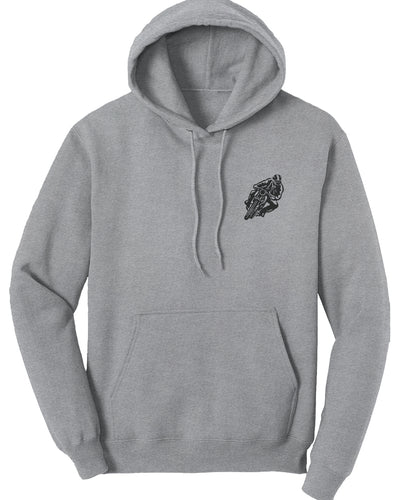Gray Sunday Ride SF Fleece Hoodie