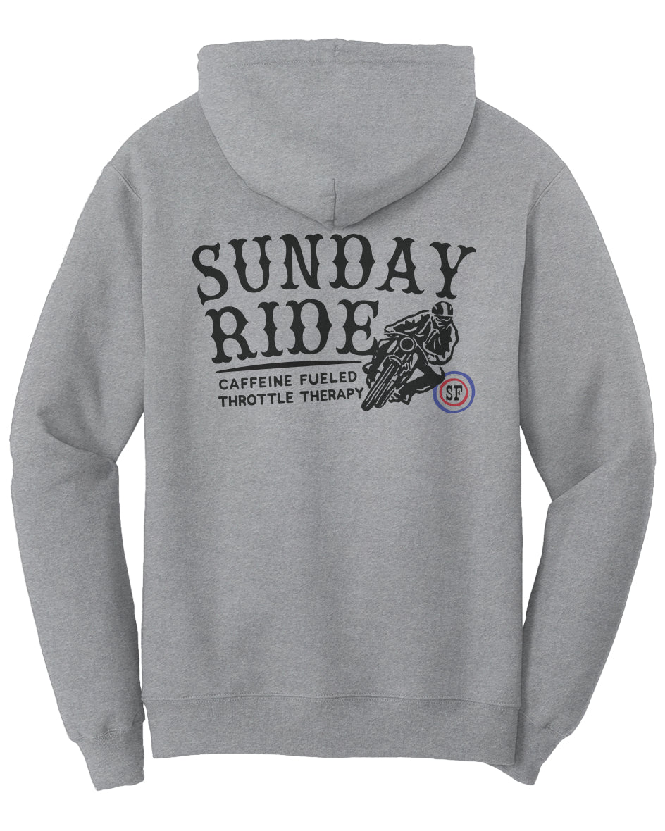 Gray Sunday Ride SF Fleece Hoodie