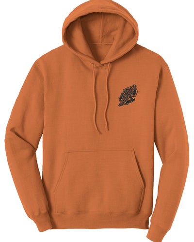 Orange Sunday Ride SF Fleece Hoodie