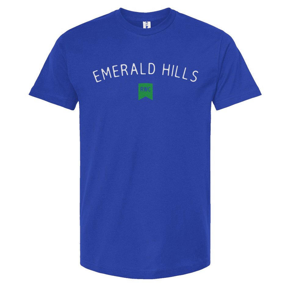 Royal blue 'Emerald Hills' RWC t-shirt