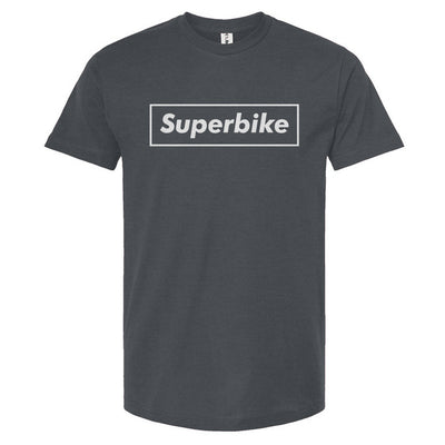 Indigo blue Superbike Supreme parody t-shirt