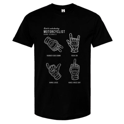 Motorcyclist Hand Signals T-Shirt