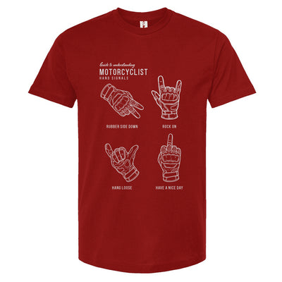 Motorcyclist Hand Signals T-Shirt