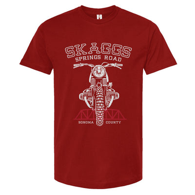 Skaggs Springs Bridge Motorcycle T-Shirt
