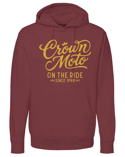Crown Moto On The Ride Since 98 Hoodie