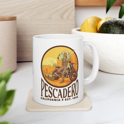 Vintage Pescadero, CA Ceramic Mug - 11oz & 15oz