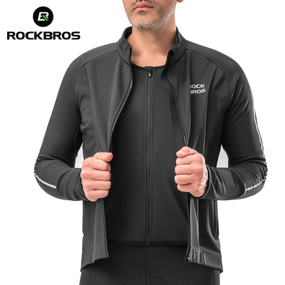 Cycling Long Sleeve Fleece Jersey for 32°F–50°F