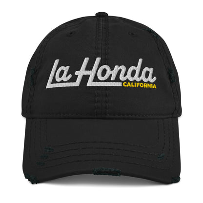 La Honda California embroidered hat in black