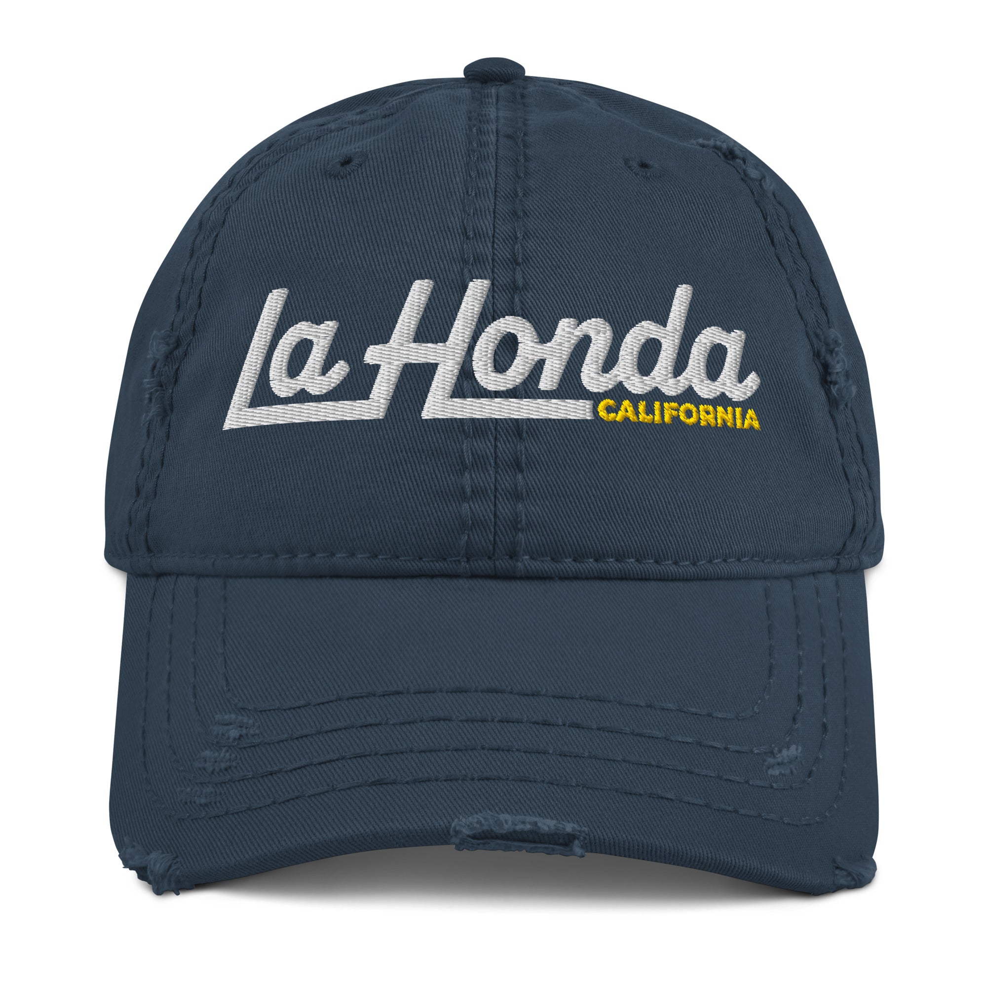 La Honda California embroidered hat in Navy