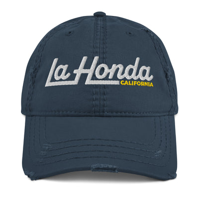 La Honda California embroidered hat in Navy