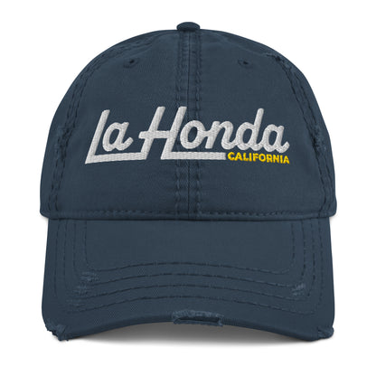 La Honda California embroidered hat in Navy