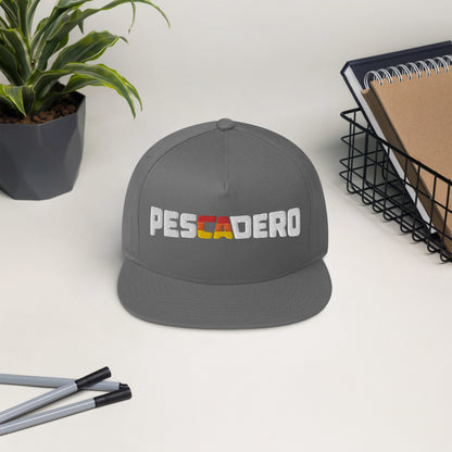 Grey Pescadero Sunset embroidered hat from crown moto