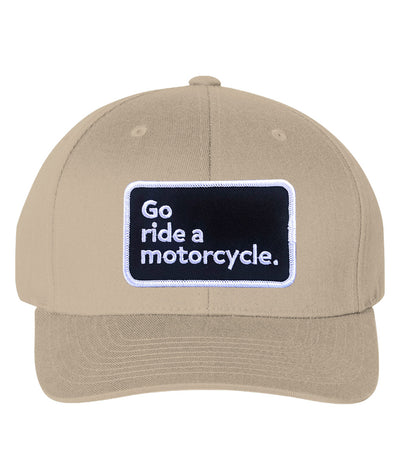 "Go ride a motorcycle" Cotton Blend FlexFit Hat