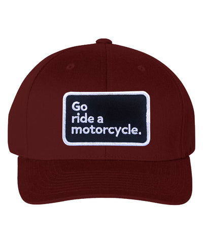 "Go ride a motorcycle" Cotton Blend FlexFit Hat