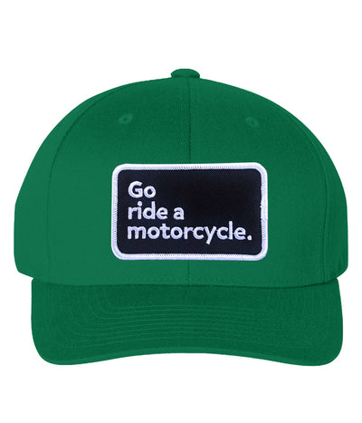"Go ride a motorcycle" Cotton Blend FlexFit Hat
