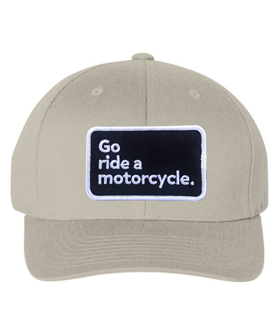 "Go ride a motorcycle" Cotton Blend FlexFit Hat