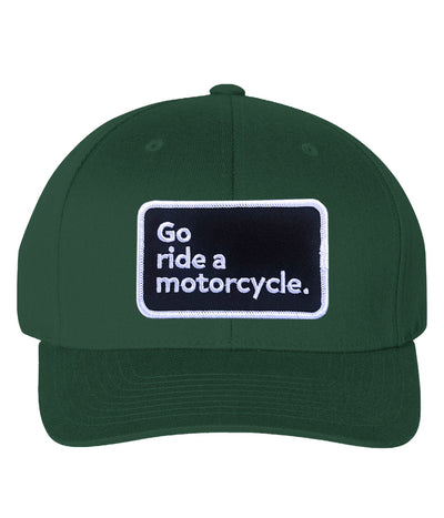 "Go ride a motorcycle" Cotton Blend FlexFit Hat