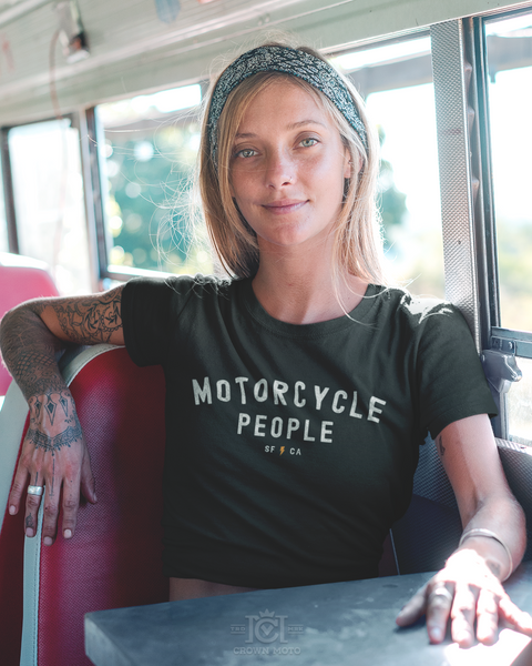Motorcycle People Women's Slim Fit Tee