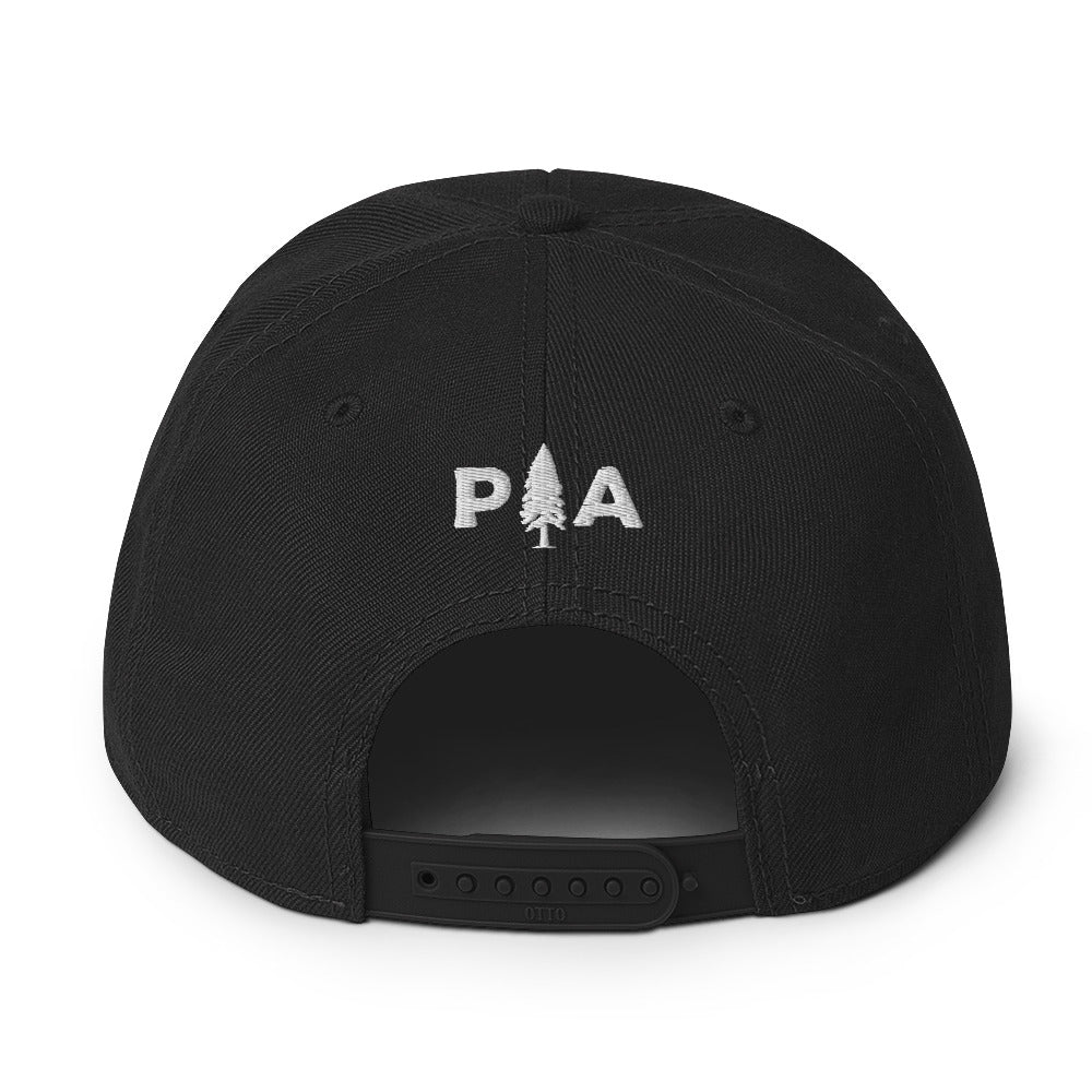 PA Tree Embroidered on back of Snapback Hat