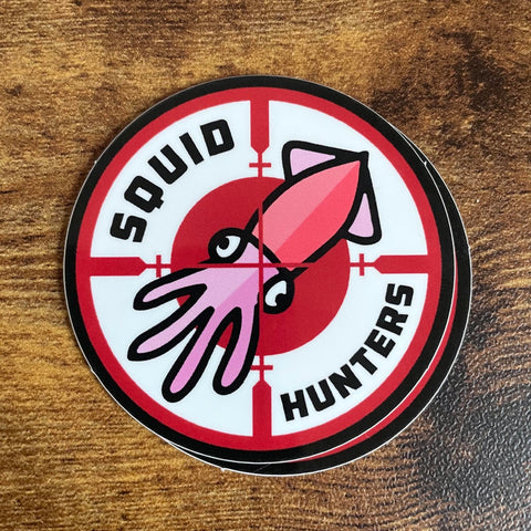 Squid Hunters Stickers