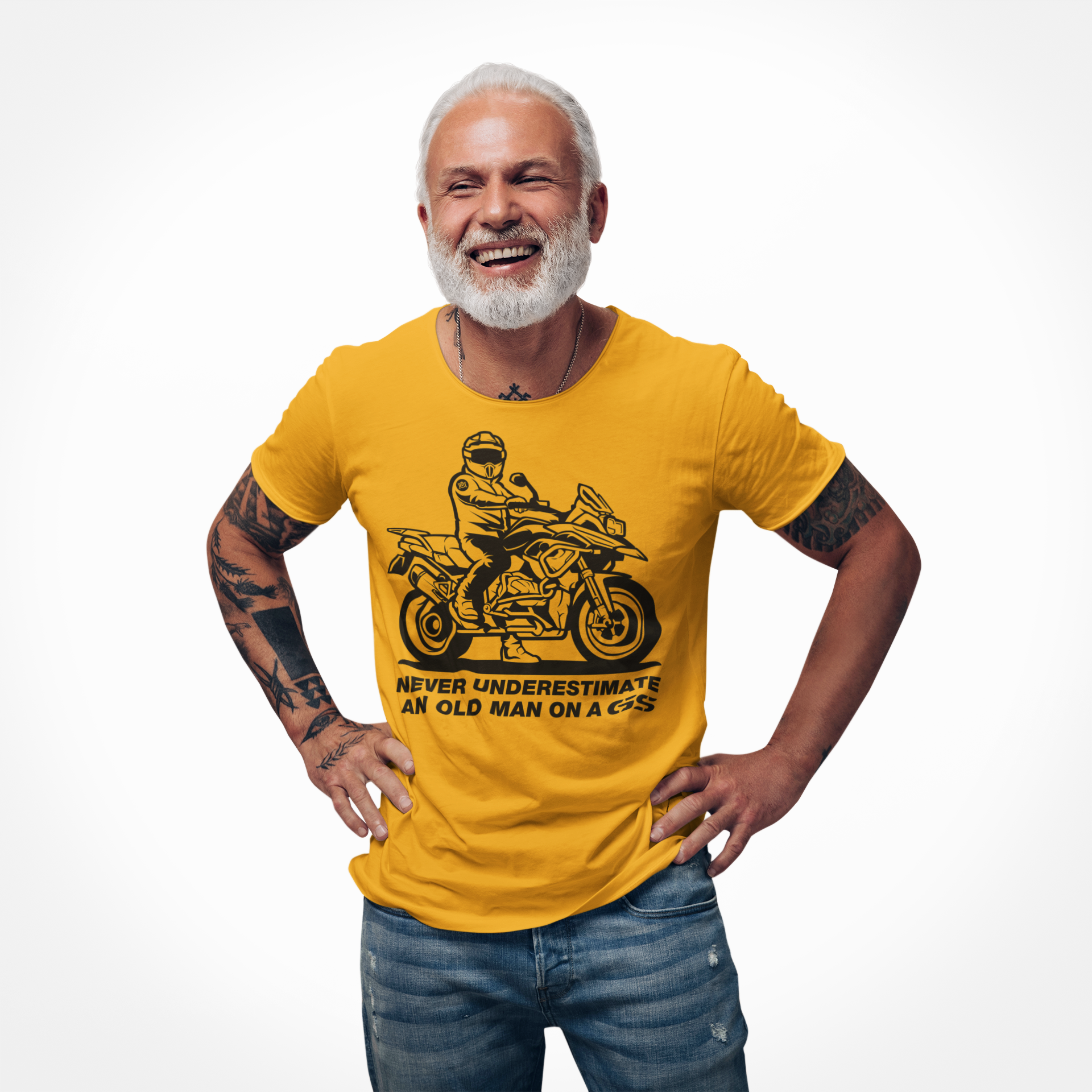 Never Underestimate an Old Man on a GS T-Shirt (v2)