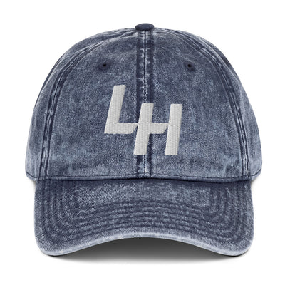 La Honda SHIFT logo from crown moto embroidered in 3D on the front of vintage baseball cap